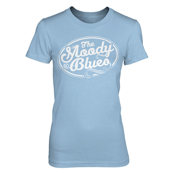 Moody Blues Script Logo Women’s T-Shirt-XX-Large