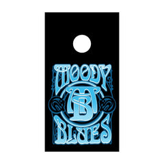 Moody Blues Ornate Logo Cornhole Board