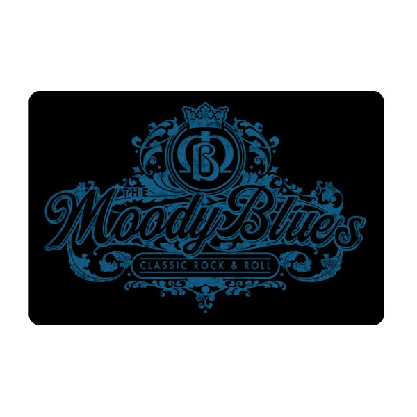 Moody Blues Script Logo Door Mat