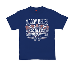 Moody Blues 50th Anniversary Roses Tee