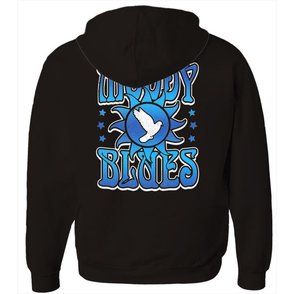 The Moody Blues Dove Logo Zip Hoodie